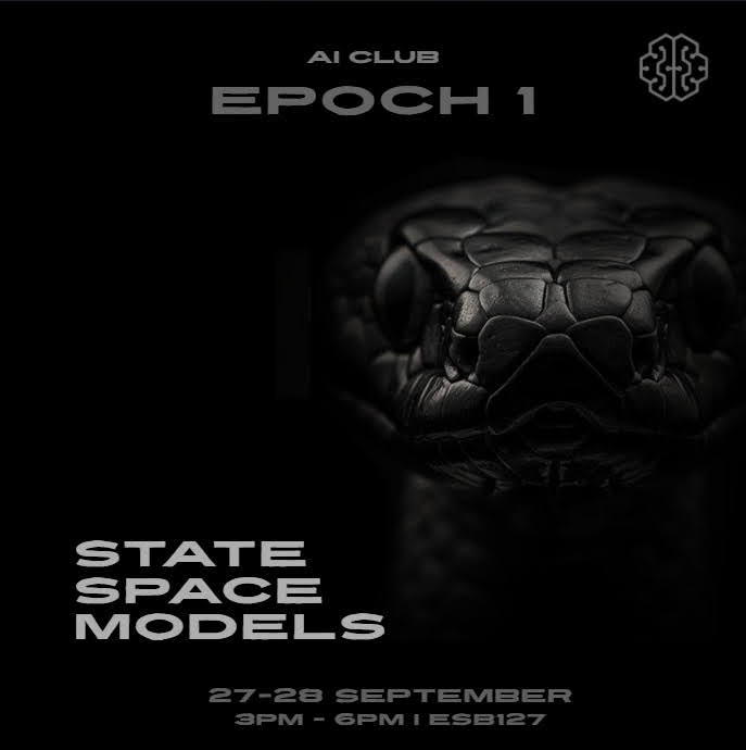 Epoch 1: State Space Models — event artwork