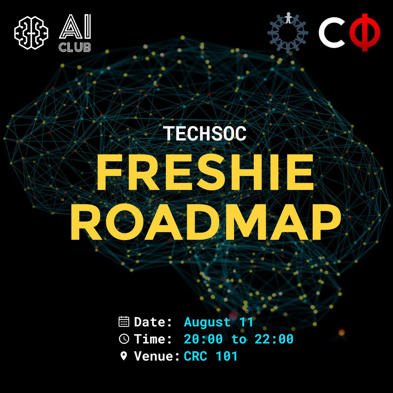 CFIxTechSoc: Freshie Roadmap — event artwork