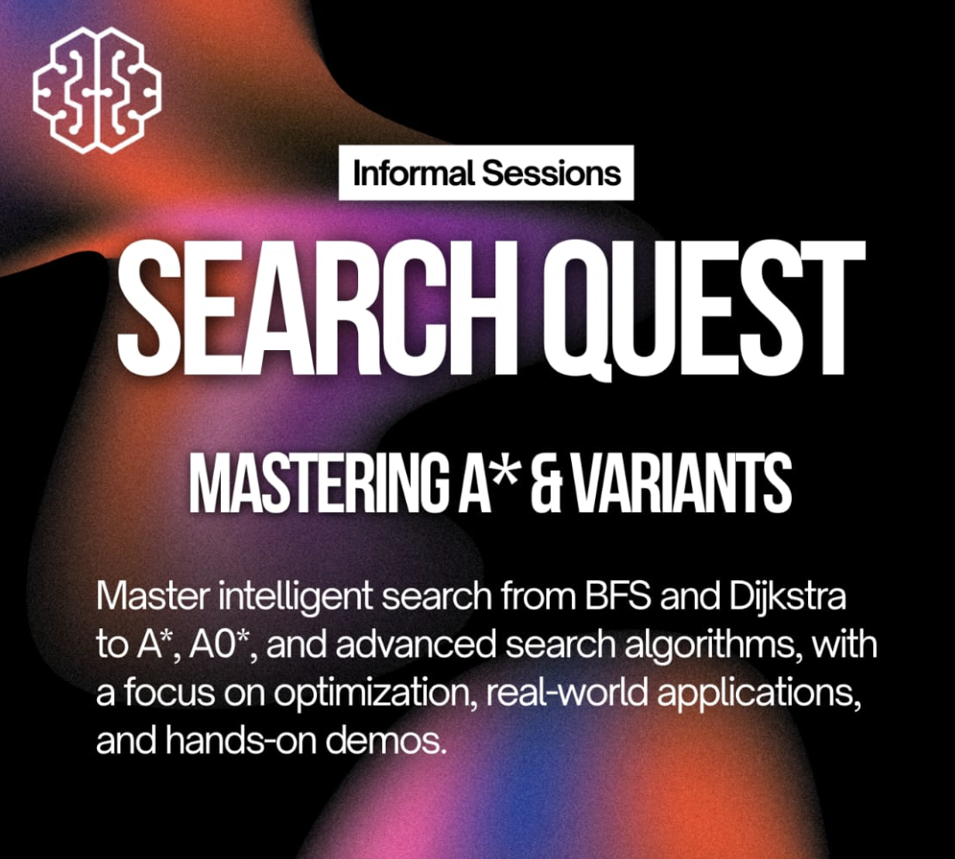 AI Club Informals: Search Quest — event artwork